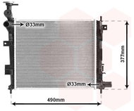 VAN WEZEL radiator, engine cooling 83002189 - Car cooler