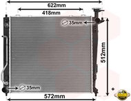 VAN WEZEL radiator, engine cooling 83012703 - Car cooler