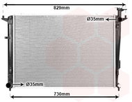 VAN WEZEL radiator, engine cooling 83012707 - Car cooler
