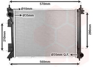 VAN WEZEL radiator, engine cooling 83012738 - Car cooler