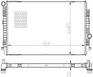 NRF Radiator 550081 - Car cooler