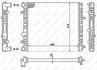 NRF Engine cooler 50140 - Car cooler