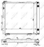 NRF Engine cooler 504258 - Car cooler