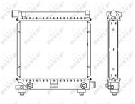 NRF Engine cooler 517662 - Car cooler