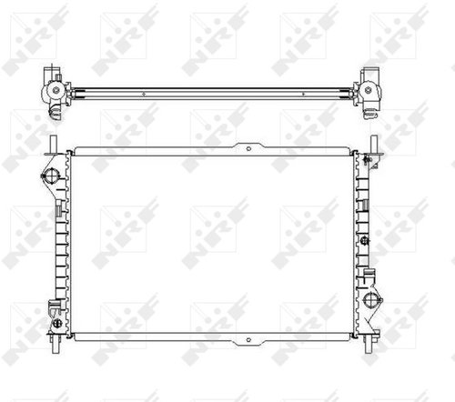 NRF Engine cooler 54755 - Car cooler - Main image