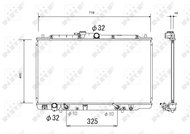 NRF Radiator, engine cooling 53744 - Car cooler