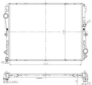 NRF Radiator, engine cooling 50041 - Car cooler