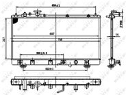 NRF Radiator, engine cooling 50142 - Car cooler