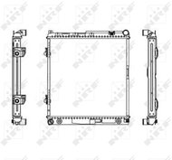 NRF Radiator, engine cooling 506575 - Car cooler