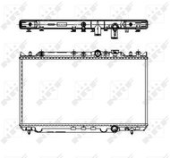 NRF Radiator, engine cooling 509653 - Car cooler