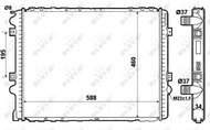 NRF Radiator, engine cooling 509710 - Car cooler