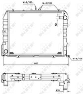 NRF Radiator, engine cooling 513962 - Car cooler