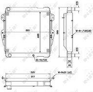 NRF Radiator, engine cooling 52111 - Car cooler