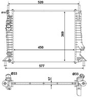 NRF Radiator, engine cooling 53028 - Car cooler