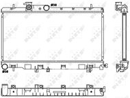 NRF Radiator, engine cooling 53038 - Car cooler