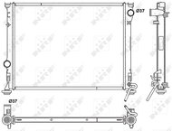 NRF Radiator, engine cooling 53041 - Car cooler