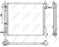 NRF Radiator, engine cooling 53046 - Car cooler