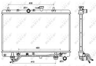 NRF Radiator, engine cooling 53119 - Car cooler
