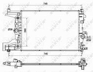NRF Radiator, engine cooling 53122 - Car cooler