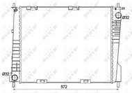 NRF Radiator, engine cooling 53125 - Car cooler
