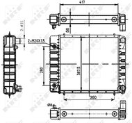 NRF Radiator, engine cooling 53149 - Car cooler