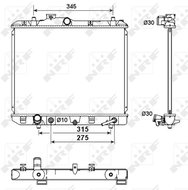 NRF Radiator, engine cooling 53158 - Car cooler