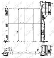 NRF Radiator, engine cooling 53176 - Car cooler