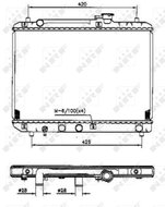 NRF Radiator, engine cooling 53207 - Car cooler