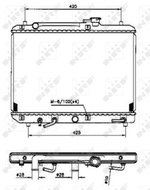 NRF Radiator, engine cooling 53208 - Car cooler