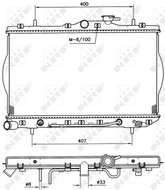 NRF Radiator, engine cooling 53261 - Car cooler