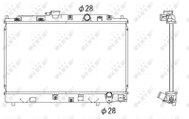 NRF Radiator, engine cooling 53286 - Car cooler
