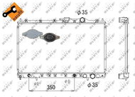 NRF Radiator, engine cooling 53304 - Car cooler