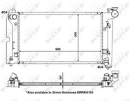 NRF Radiator, engine cooling 53325 - Car cooler