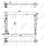 NRF Radiator, engine cooling 53342 - Car cooler