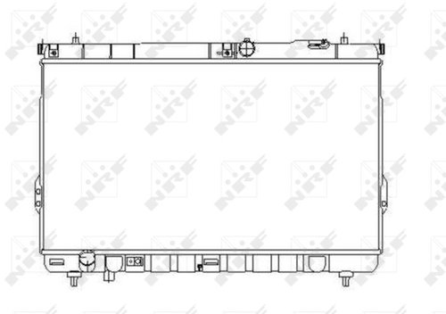 NRF Radiator, engine cooling 53358 - Car cooler - Main image