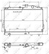 NRF Radiator, engine cooling 53364 - Car cooler