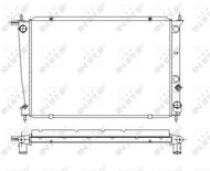 NRF Radiator, engine cooling 53371 - Car cooler