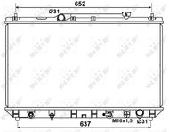 NRF Radiator, engine cooling 53374 - Car cooler