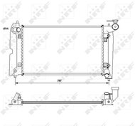 NRF Radiator, engine cooling 53396 - Car cooler