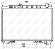 NRF Radiator, engine cooling 53407 - Car cooler