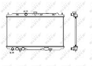 NRF Radiator, engine cooling 53427 - Car cooler