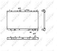 NRF Radiator, engine cooling 53446 - Car cooler