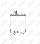 NRF Radiator, engine cooling 53456 - Car cooler