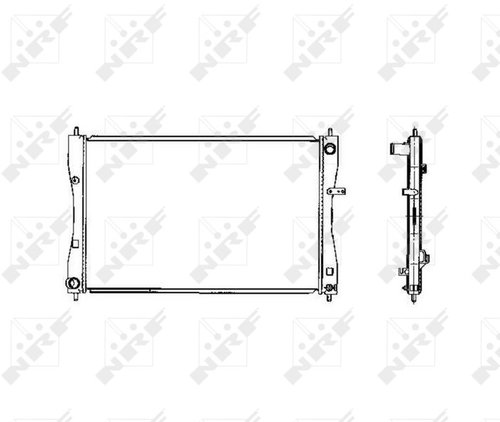 NRF Radiator, engine cooling 53463 - Car cooler - Main image
