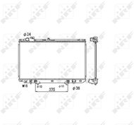 NRF Radiator, engine cooling 53467 - Car cooler