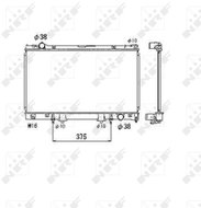 NRF Radiator, engine cooling 53468 - Car cooler