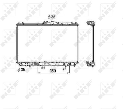 NRF Radiator, engine cooling 53469 - Car cooler - Main image