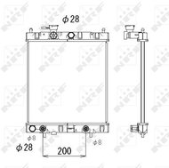 NRF Radiator, engine cooling 53510 - Car cooler
