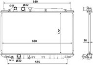 NRF Radiator, engine cooling 53534 - Car cooler
