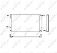 NRF Radiator, engine cooling 53589 - Car cooler